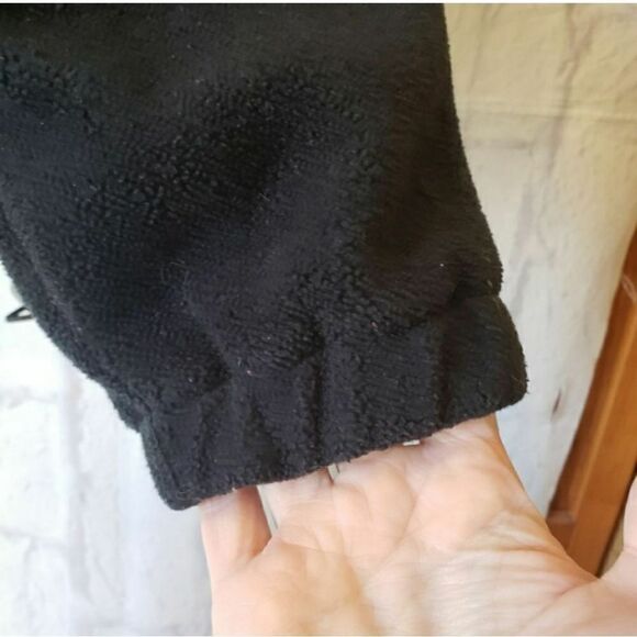 COLUMBIA Classic Full-zip Fleece Jacket Coat Black Medium - Picture 4 of 6